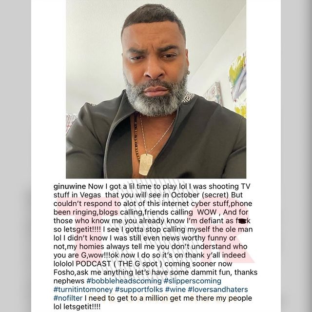 Ginuwine says he is turning his meme into a bobblehead