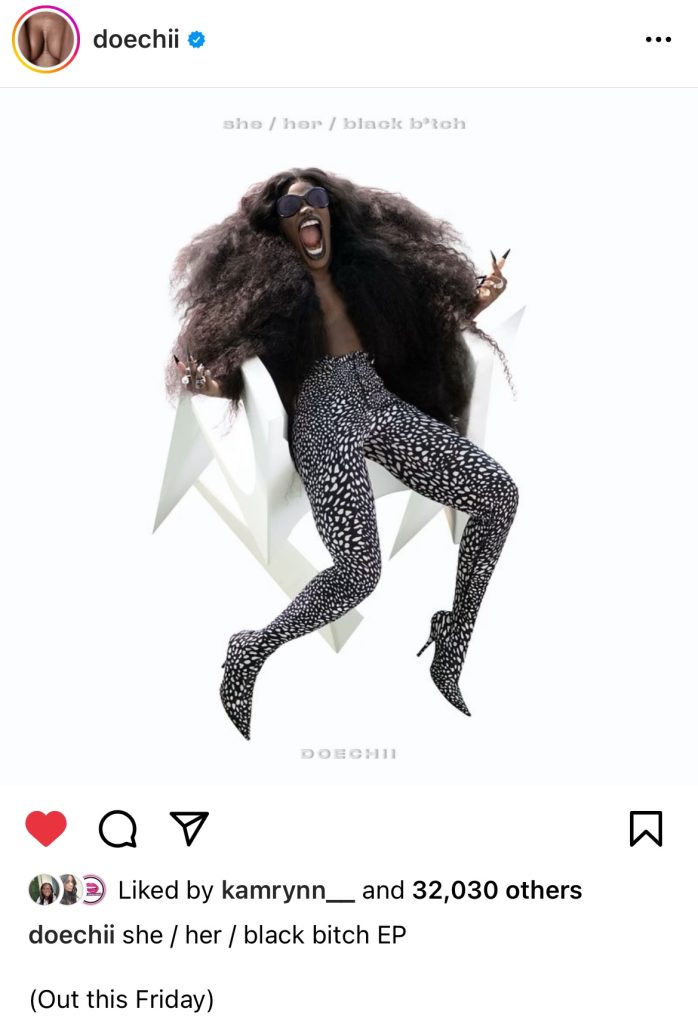 Doechii announces "She/Her/Black B*tch" EP