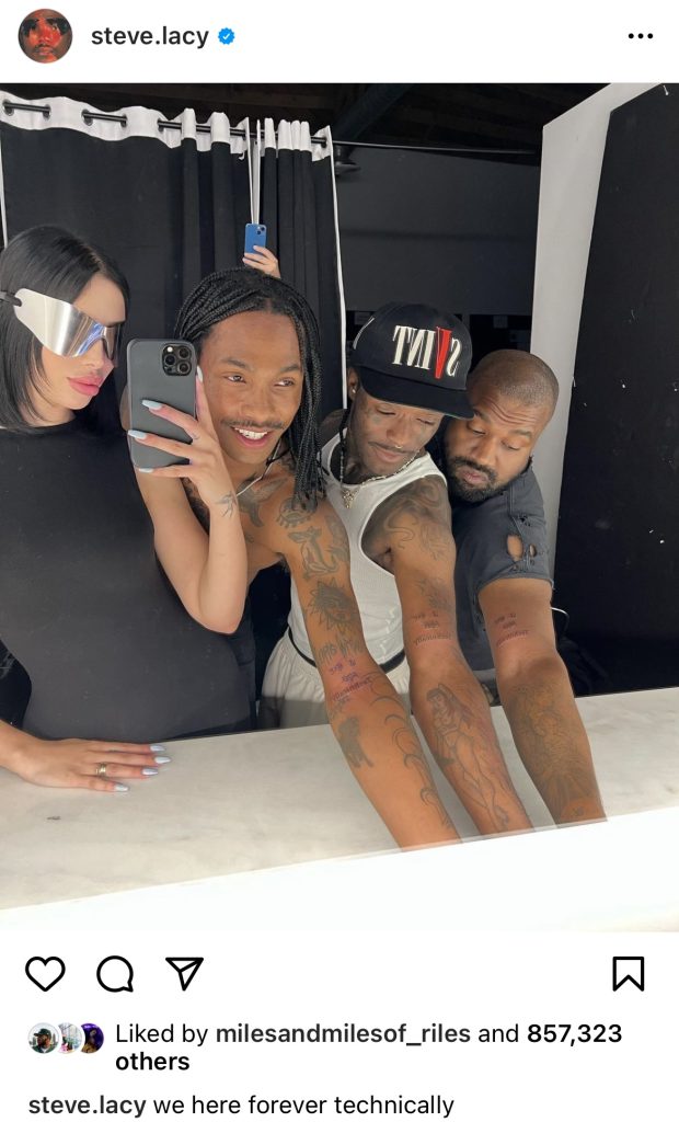 Kanye West, Lil Uzi Vert and Steve Lacy get matching tattoos