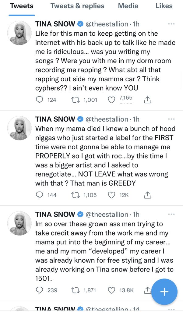 Megan Thee Stallion calls out Carl Crawford on Twitter