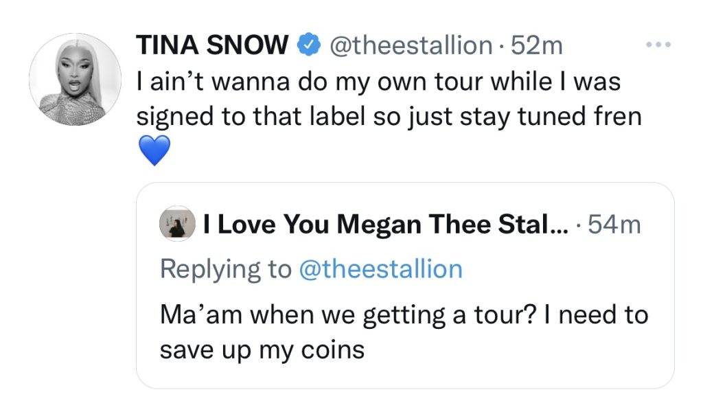 Megan Thee Stallion calls out Carl Crawford on Twitter