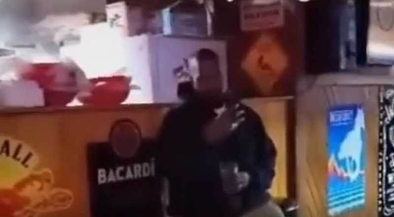 Kanye West spotted in Wyoming bar listening to an artist play