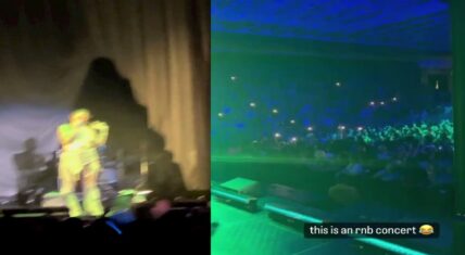 Kehlani concert has fan run on stage and fight in the crowd