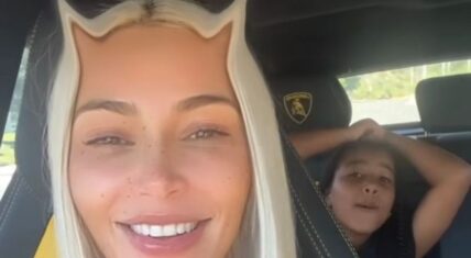 North West begs Kim Kardashian to stop singing to Bruno Mars