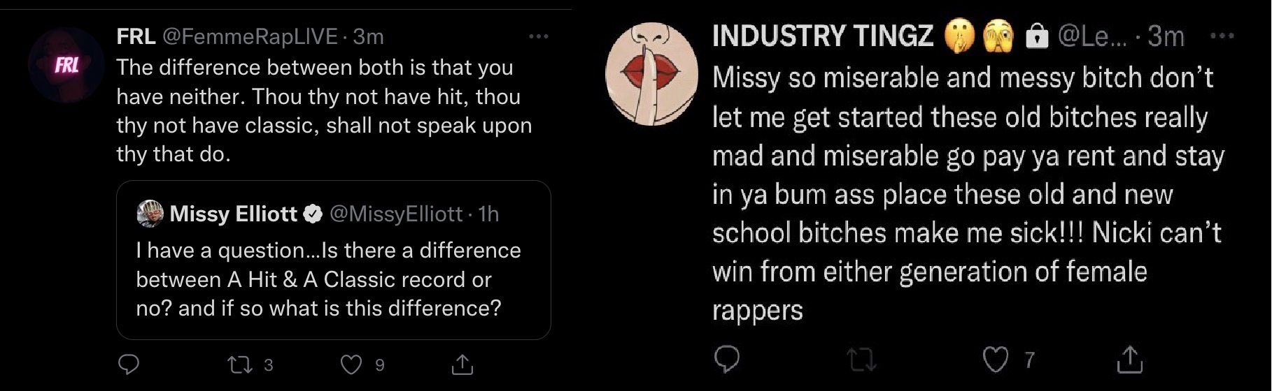 Missy Elliott asks what is the difference between a hit and a classic