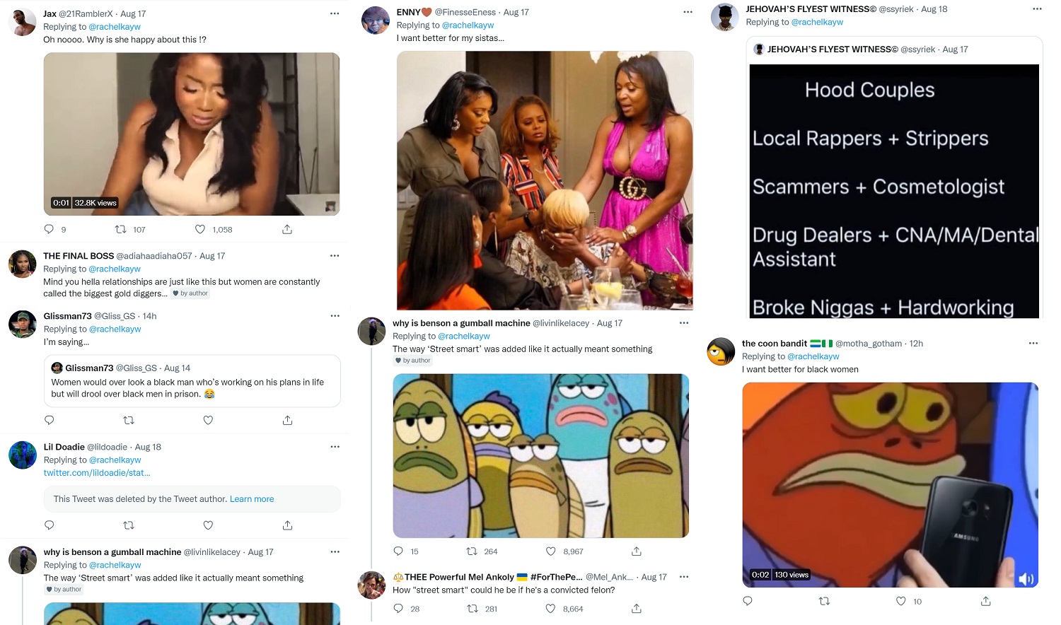 Nurse dragged on Twitter for dating felon with no legal job