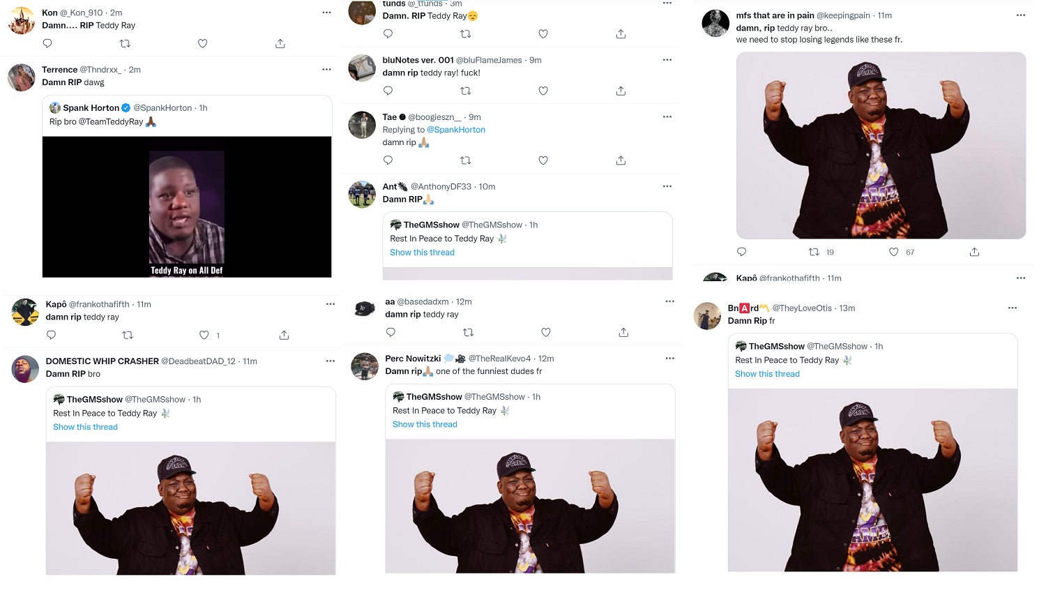Teddy Ray the popular comedian passed away at 32 years old