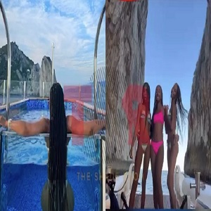 Yung Miami is in Italy at the same time as Diddy and his family