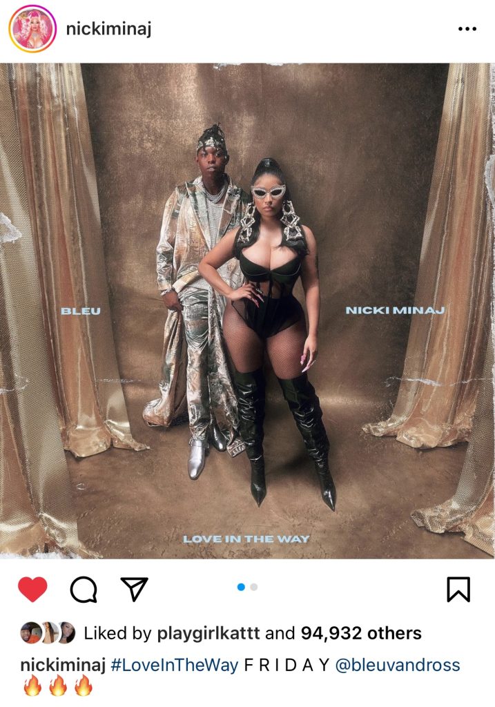 Yung Bleu and Nicki Minaj announce “Love In The Way” single