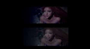 Halle Bailey turned white in The Little Mermaid by fans using filter