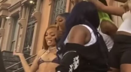 GloRilla shoots new music video in Harlem
