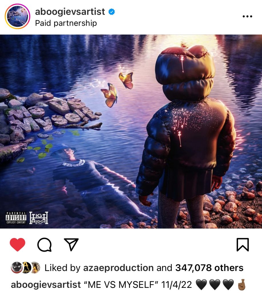A Boogie Wit Da Hoodie Announces "Me Vs Myself" album