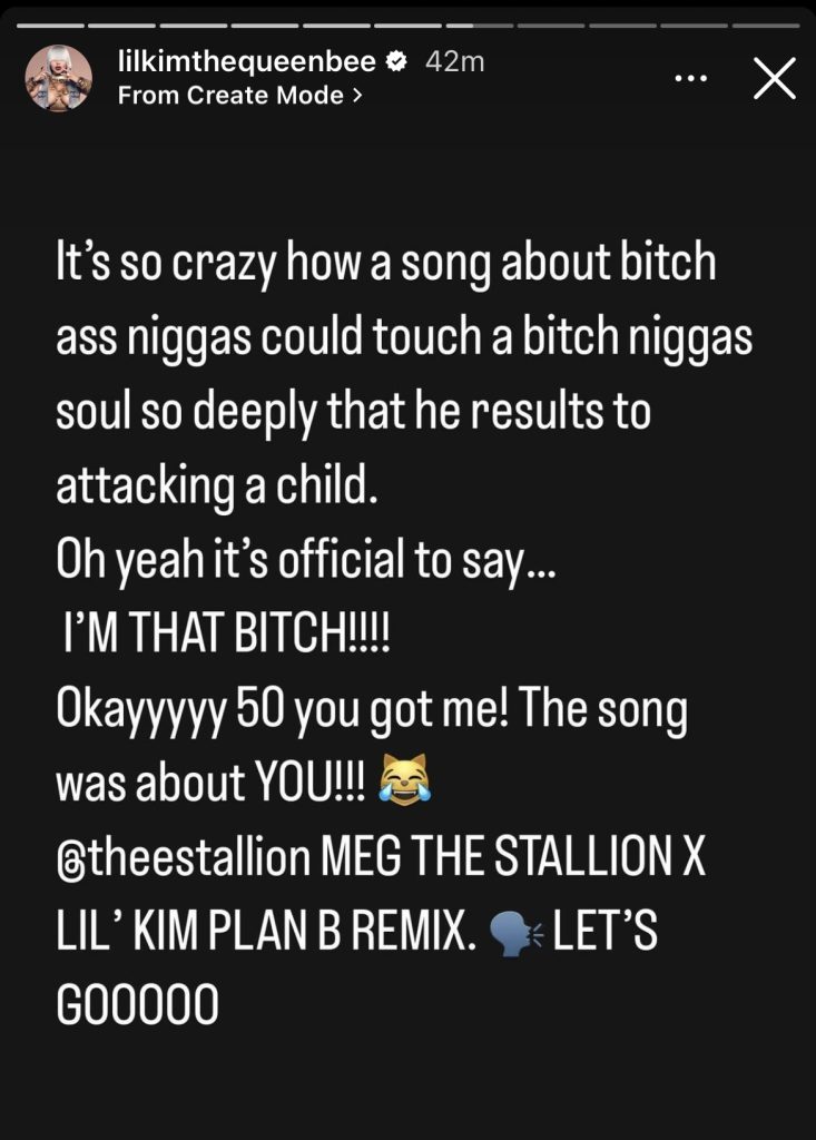 Lil Kim claps back at 50 Cent after he dissed her daughter