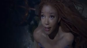 Halle Bailey seen as Ariel in "The Little Mermaid" trailer 
