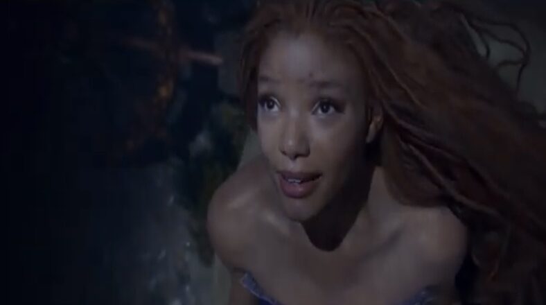 Halle Bailey seen as Ariel in "The Little Mermaid" trailer 