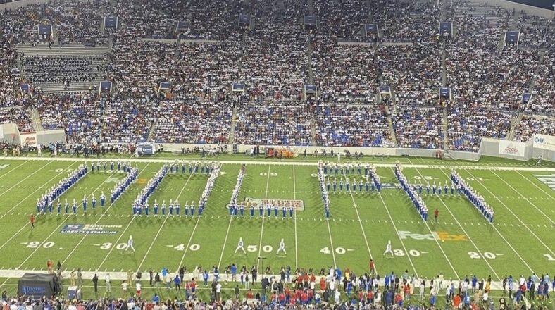 Tennessee State University band honors Young Dolph at halftime