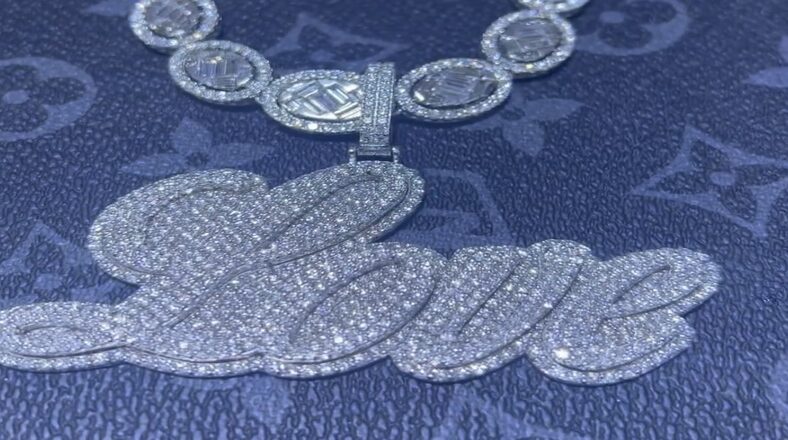 Diddy gets Yung Miami iced out "Love" chain