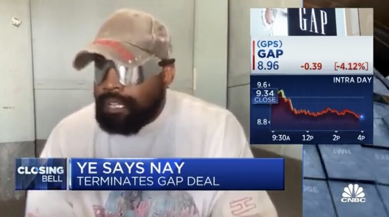 Kanye West says Gap is broker than him