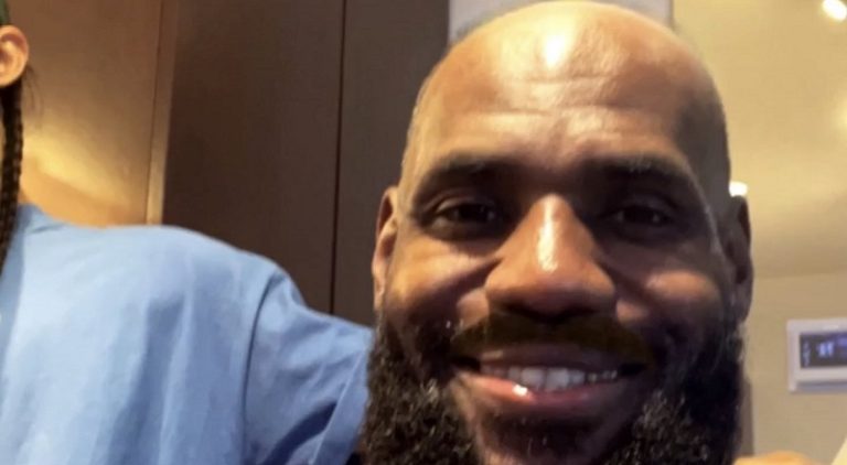 LeBron James shows off bald head on IG Story