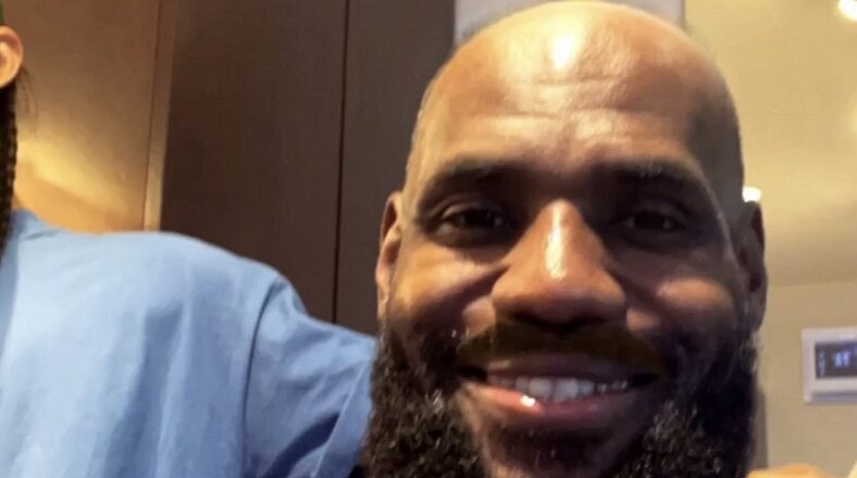 LeBron James shows off bald head on IG Story
