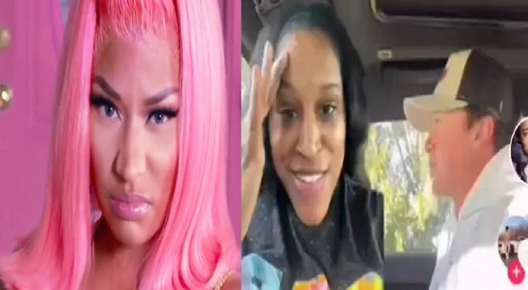 Nicki Minaj calls the Black TikToker a Karen for blasting white man