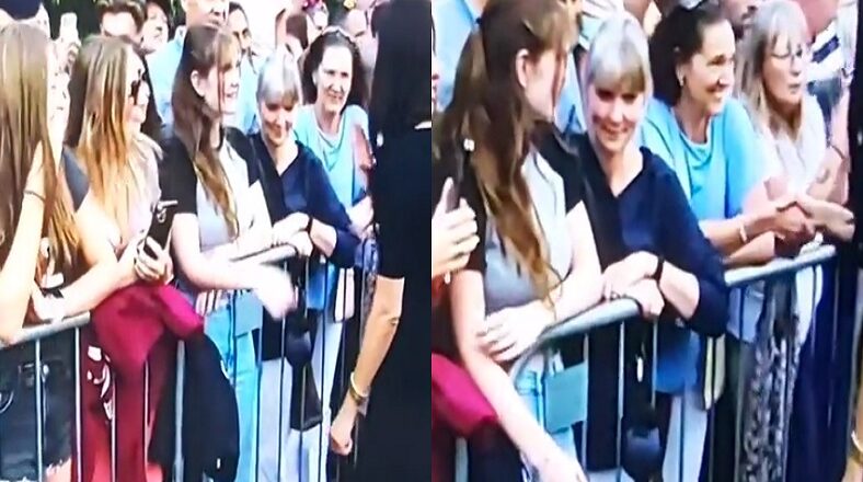 Woman refuses to shake Meghan Markle's hand during walkabout