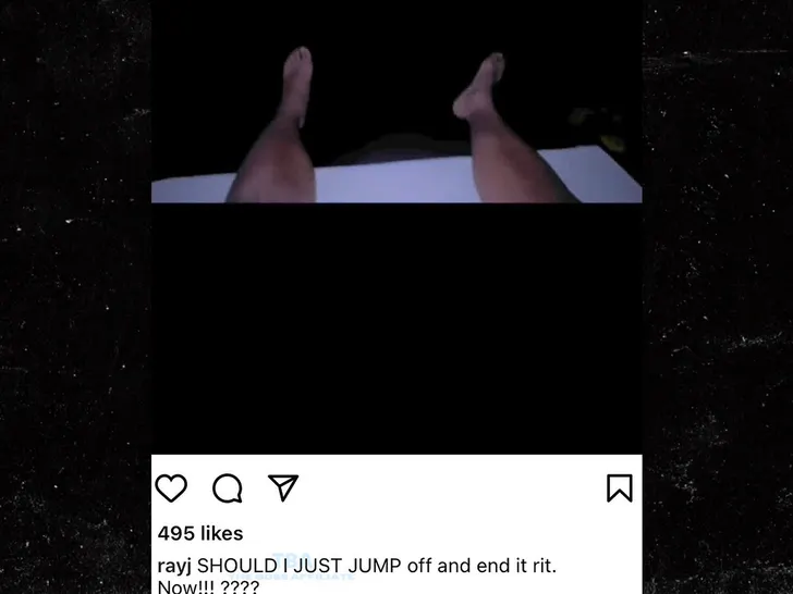 Ray J uploads multiple suicidal Instagram posts 