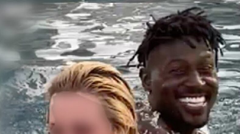 Antonio Brown exposes himself at pool in Dubai