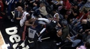 Caleb Martin and Christian Koloko get into major altercation