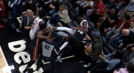 Caleb Martin and Christian Koloko get into major altercation