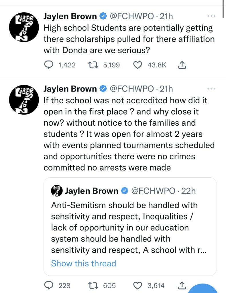 Jaylen Brown looking to help Donda Academy basketball team