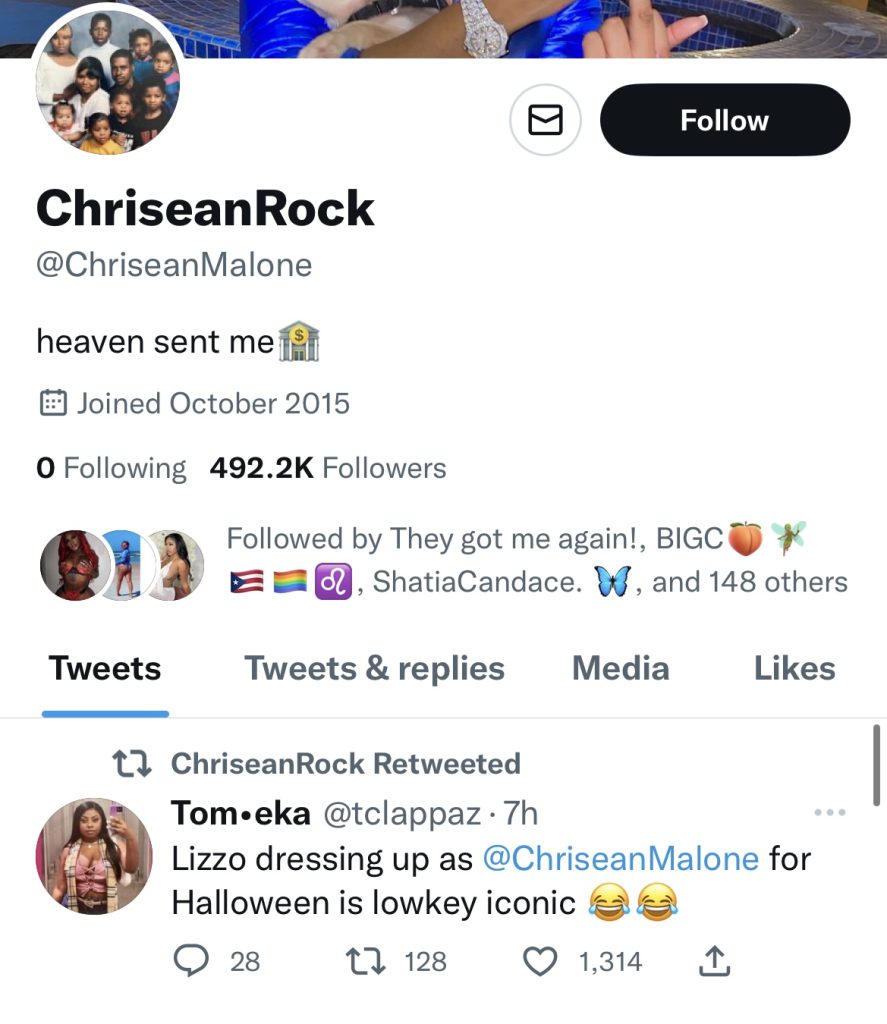 Lizzo dresses up as Chrisean Rock for Halloween outfit 