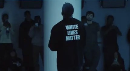 Kanye West wears "White Lives Matter" shirt at Yeezy fashion show in Paris