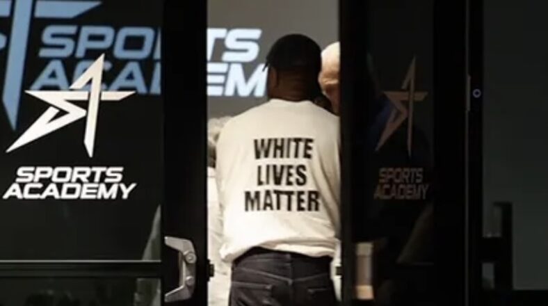 Kanye West wears "white lives matter" shirt at daughter's event