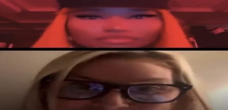 Nicki Minaj speaks with her 5th grade teacher on Instagram Live