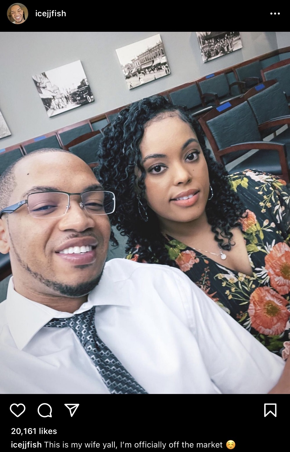 IceJJFish announces he got married on Instagram
