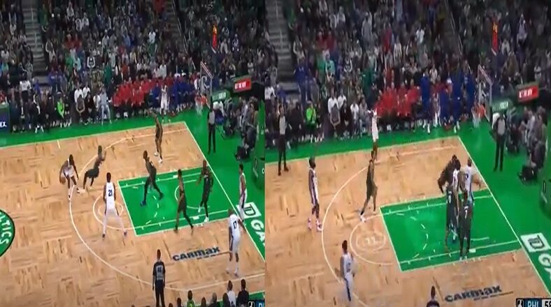 James Harden breaks Marcus Smart's ankles and then airballs