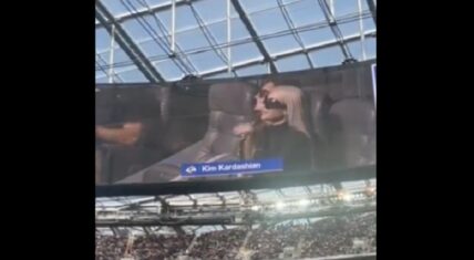 Kim Kardashian gets booed by crowd at Cowboys vs Rams game