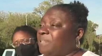Mother throws up gang sign after saying her son was shot