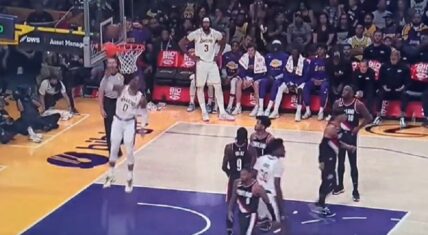 Russell Westbrook airballs layup right under the goal