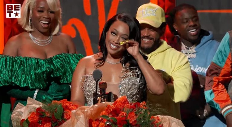 Trina gives female empowerment with BET speech
