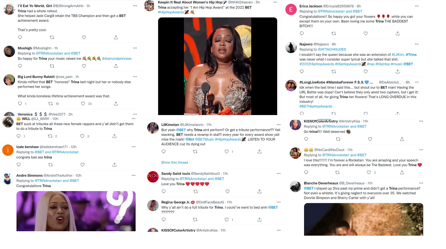 Trina gives female empowerment with BET speech