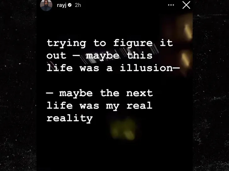 Ray J uploads multiple suicidal Instagram posts 