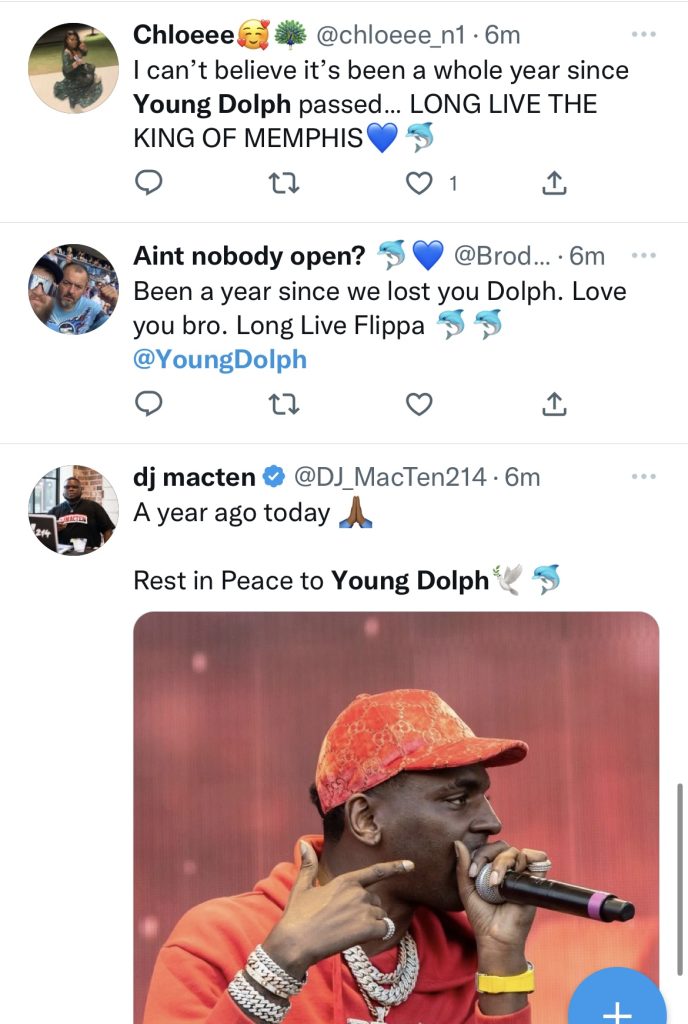 Fans honor Young Dolph on 1-year anniversary of death