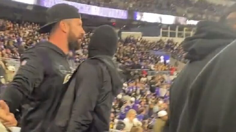 Black man ends up walking on White man who refused to move
