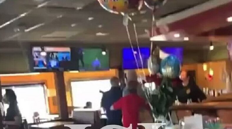 Black man repeatedly hits White man for calling him racial slur