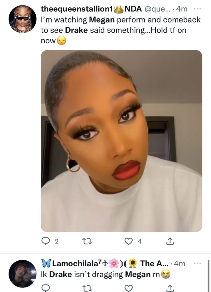 Drake accused of dissing Megan Thee Stallion on "Her Loss" album