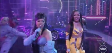 GloRilla and Cardi B perform "Tomorrow 2" at AMAs