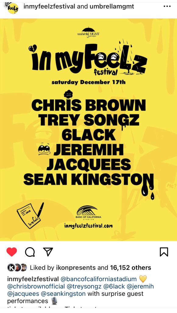 In My Feelz Festival announces 2022 lineup 