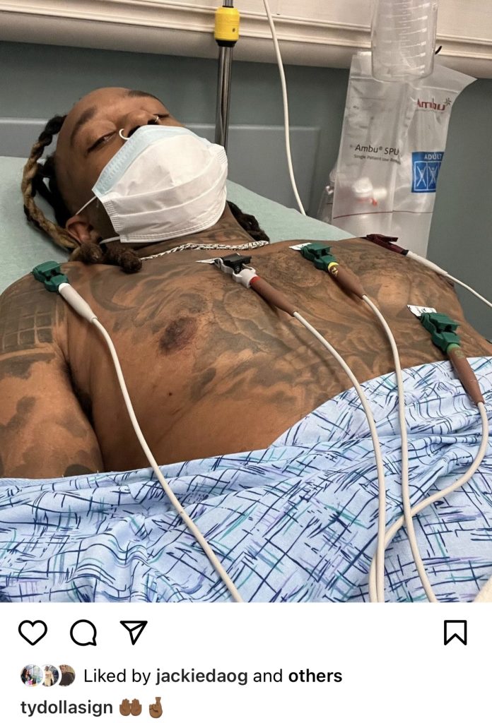Ty Dolla $ign reveals that he's been hospitalized